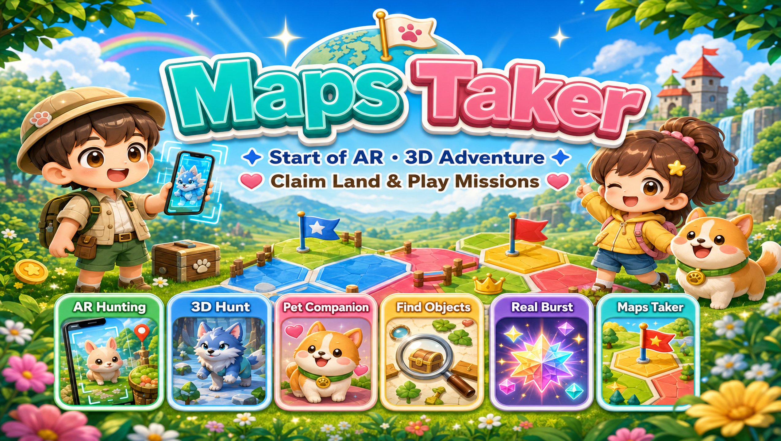 Maps Taker — Start of AR · 3D Adventure